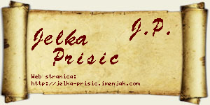Jelka Prišić vizit kartica